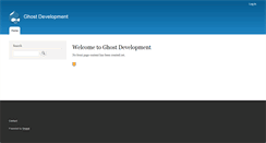 Desktop Screenshot of ghostdevelopment.com